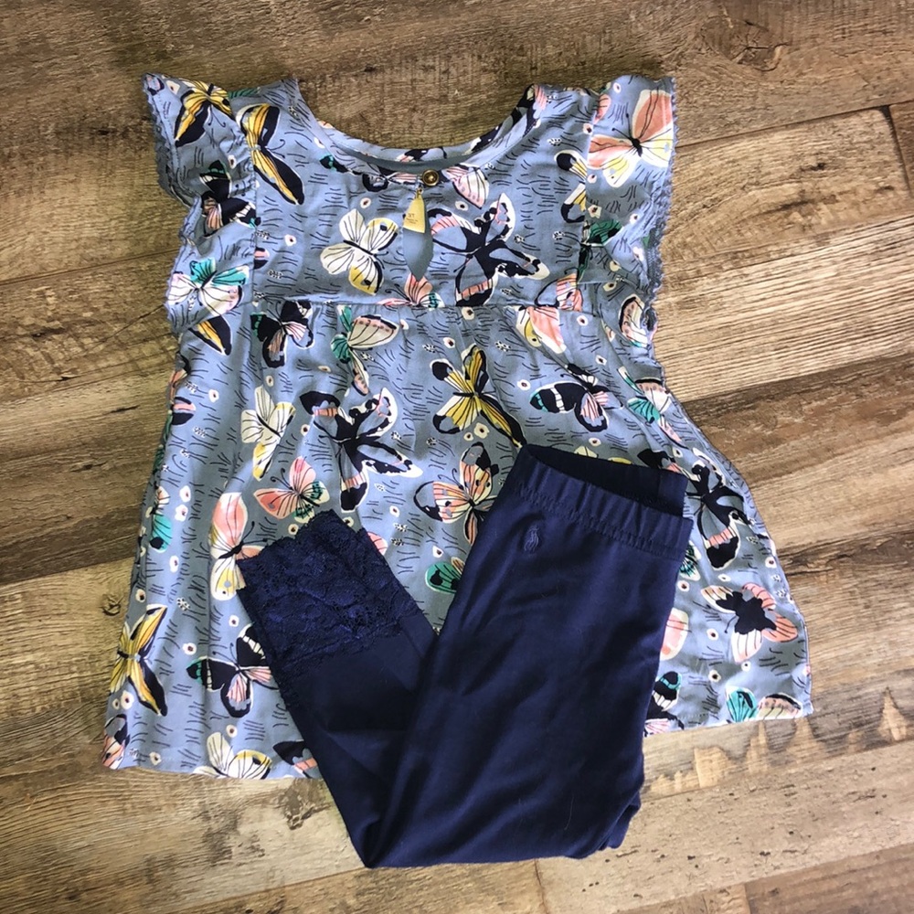 3t true craft top, 3t polo Ralph Lauren bottoms